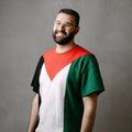 A Palestinian Flag shaped on Tshirt